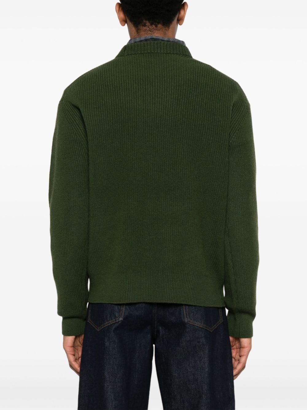 fox-motif sweater - 4