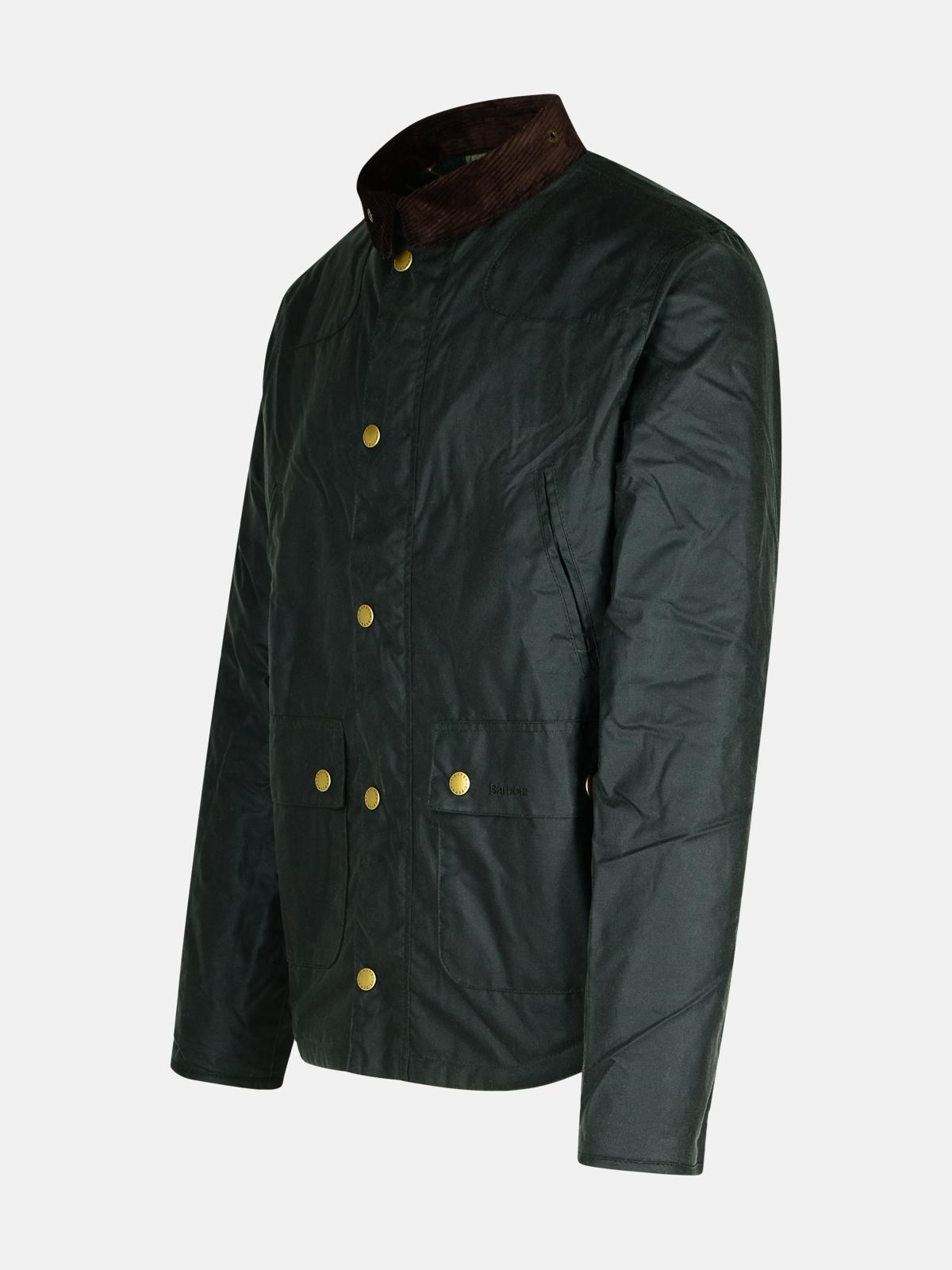 REELIN GREEN COTTON JACKET - 2