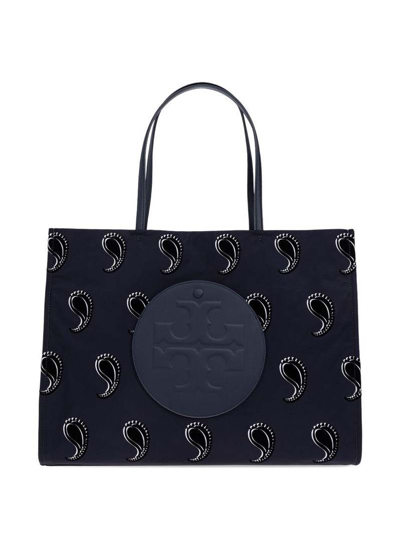 Ella paisley-pattern Double T motif tote bag 1