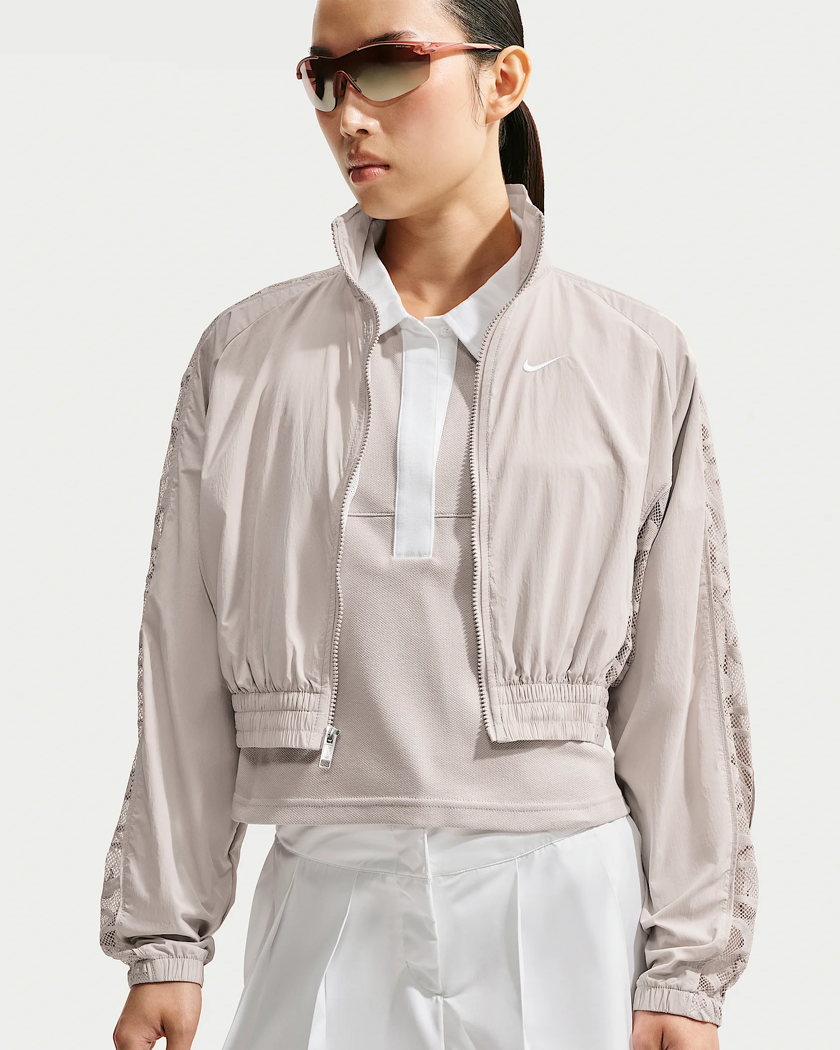 Nike Sportswear Women's Cropped Lace Track Jacket - 1