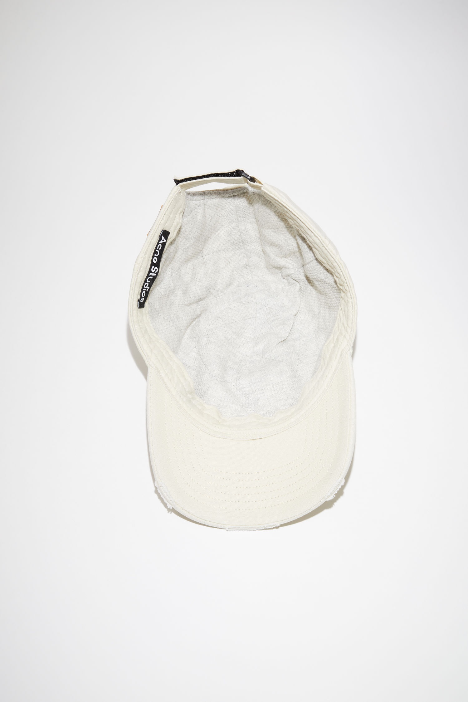 Embroidered baseball cap - Ecru beige - 2