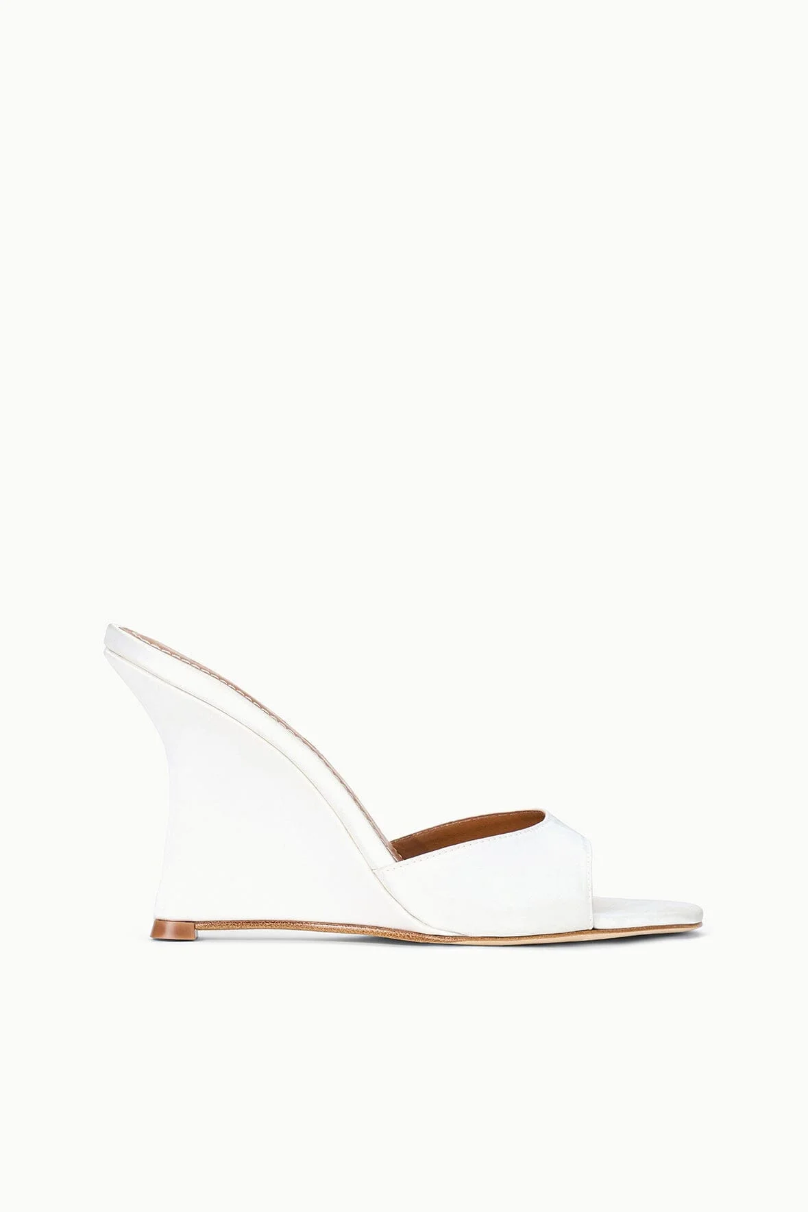 STAUD BRIGITTE HIGH WEDGE IVORY - 1