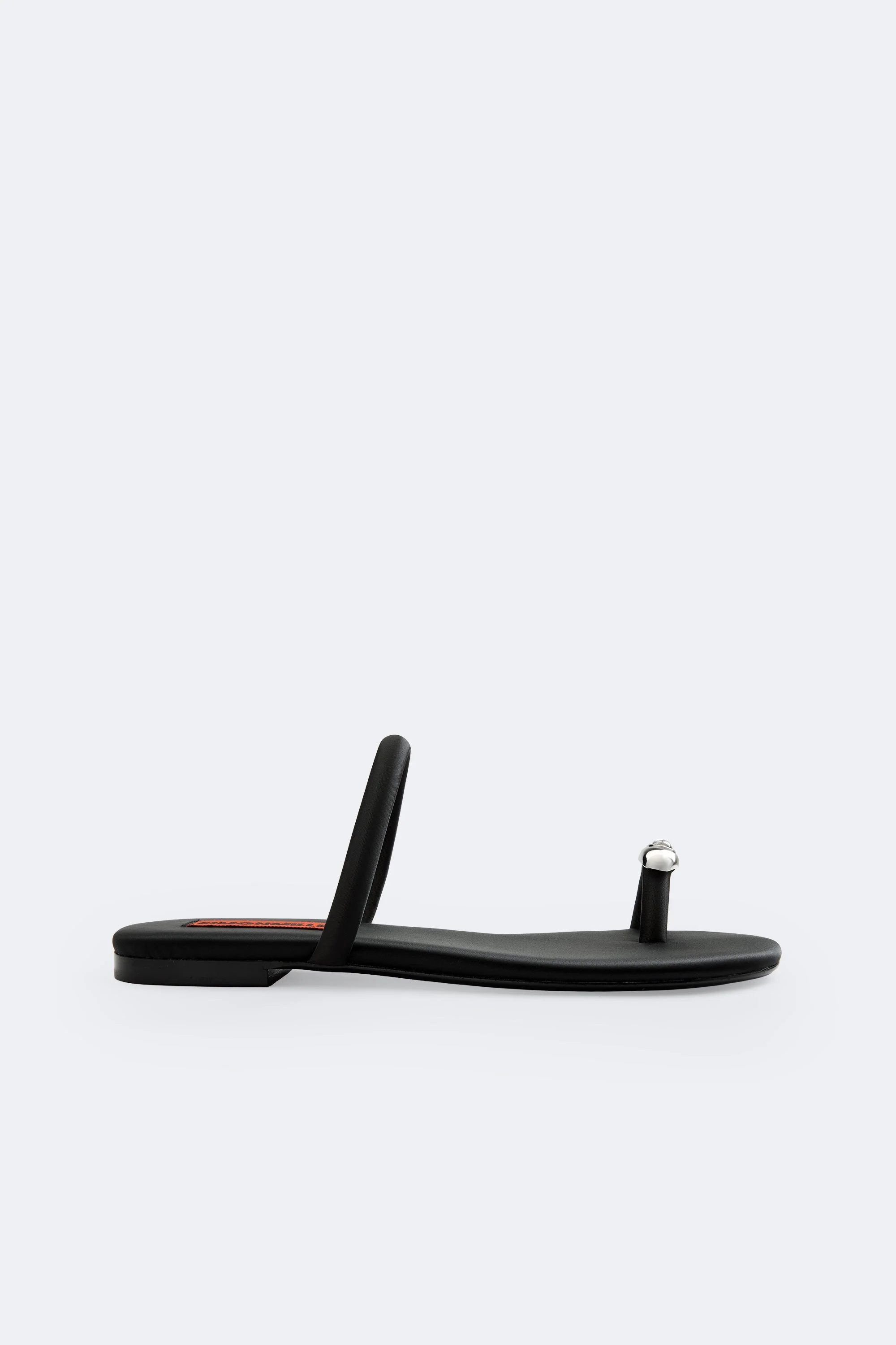 Pipe Sandal In Black/Clear - 1