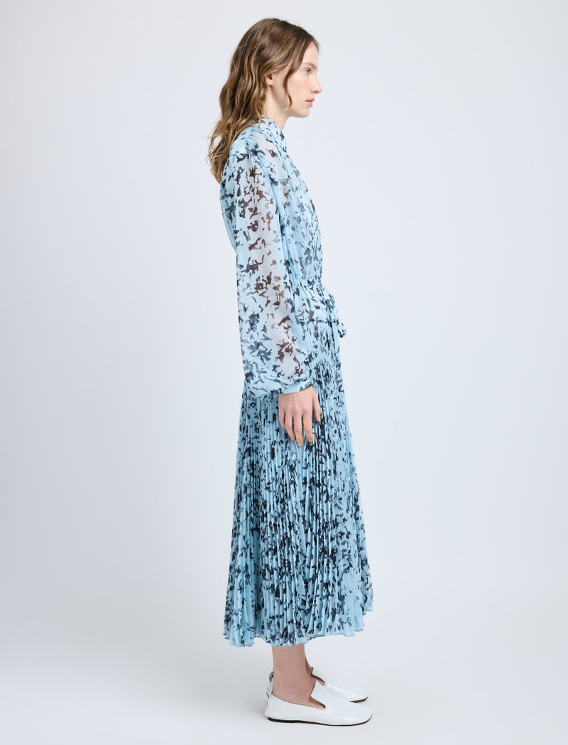 Jones Dress in Printed Crinkle Chiffon 3