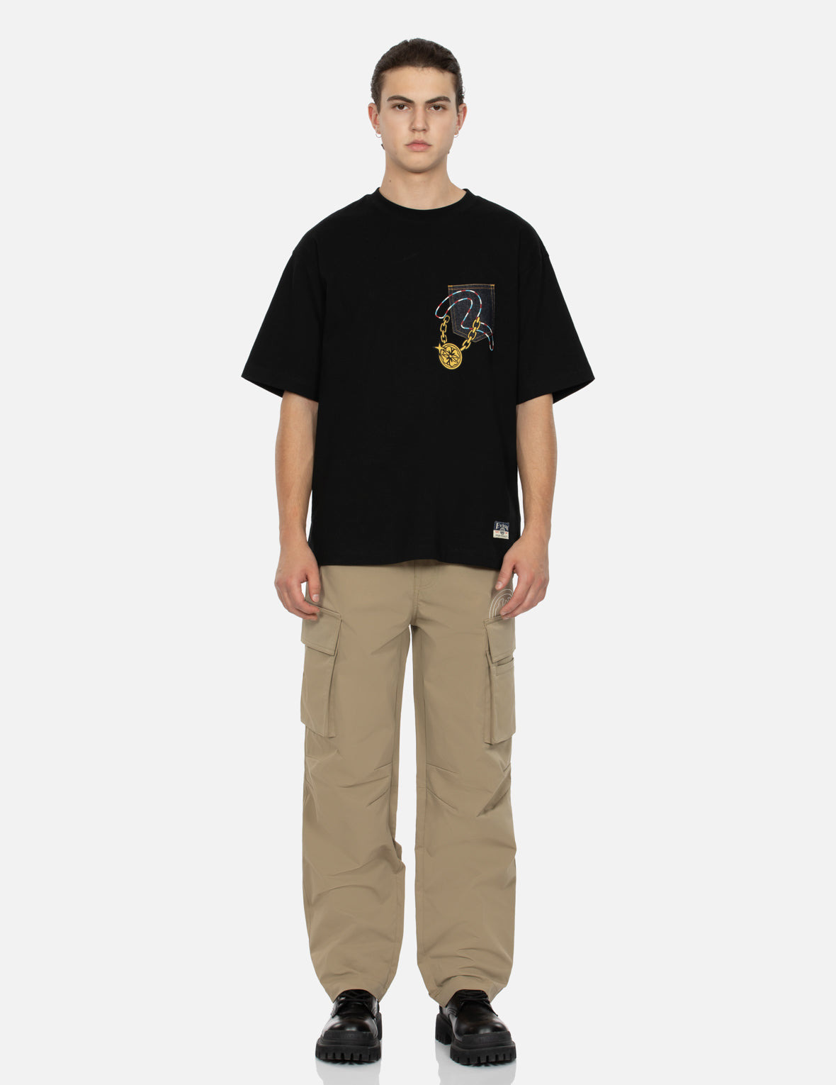 LUCKY SLOT MACHINE DAICOCK PRINT RELAX FIT T-SHIRT - 6