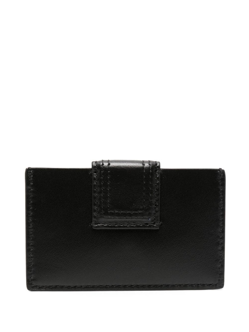 JACQUEMUS Le Bambino leather cardholder outlook