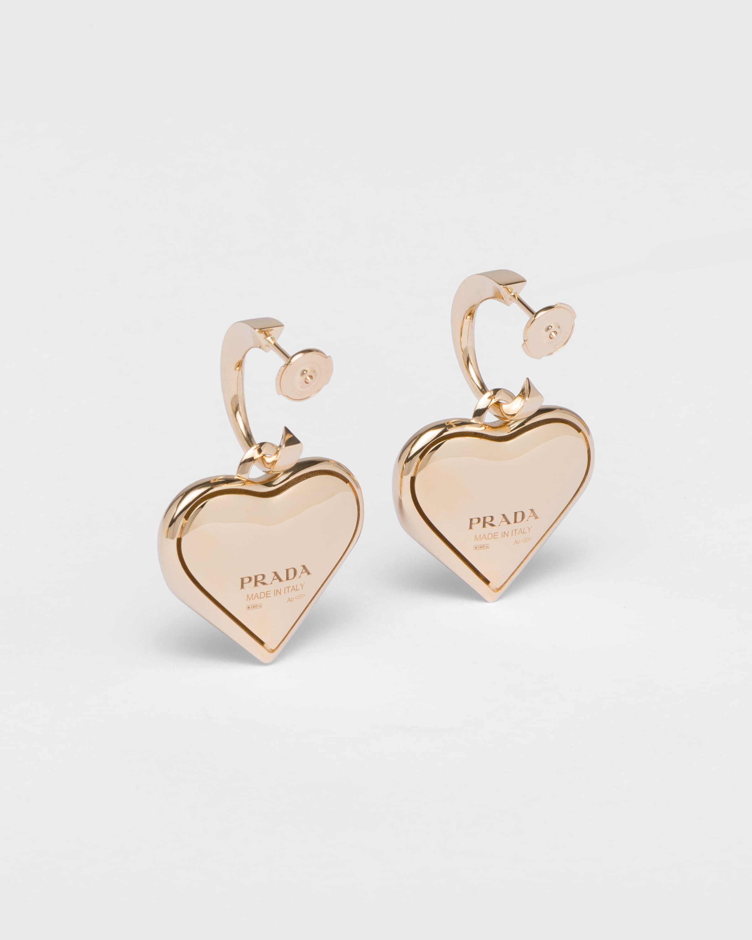 Eternal Gold medium drop earrings in yellow gold - 5