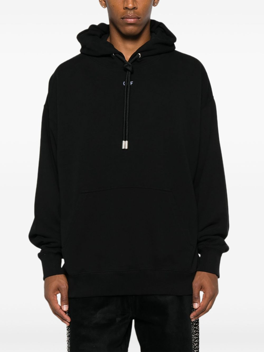 logo-motif hoodie - 3
