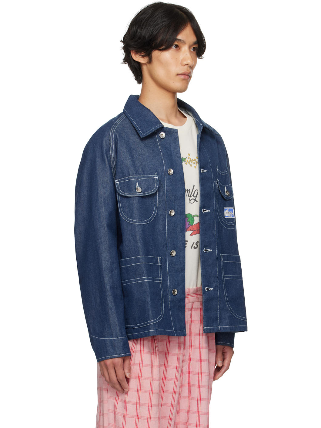 Navy Circuit Denim Jacket - 2