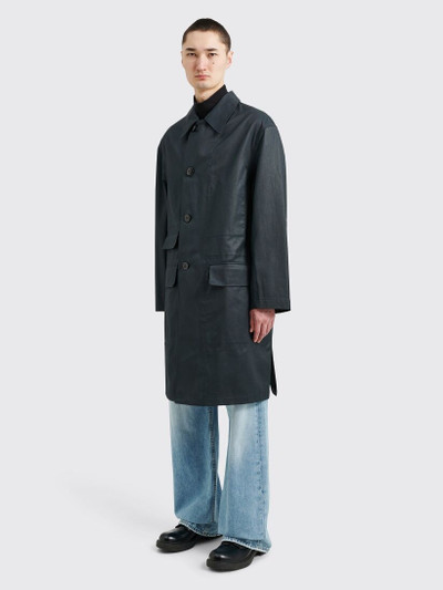 Lemaire LEMAIRE CAR COAT MIDNIGHT GREEN outlook