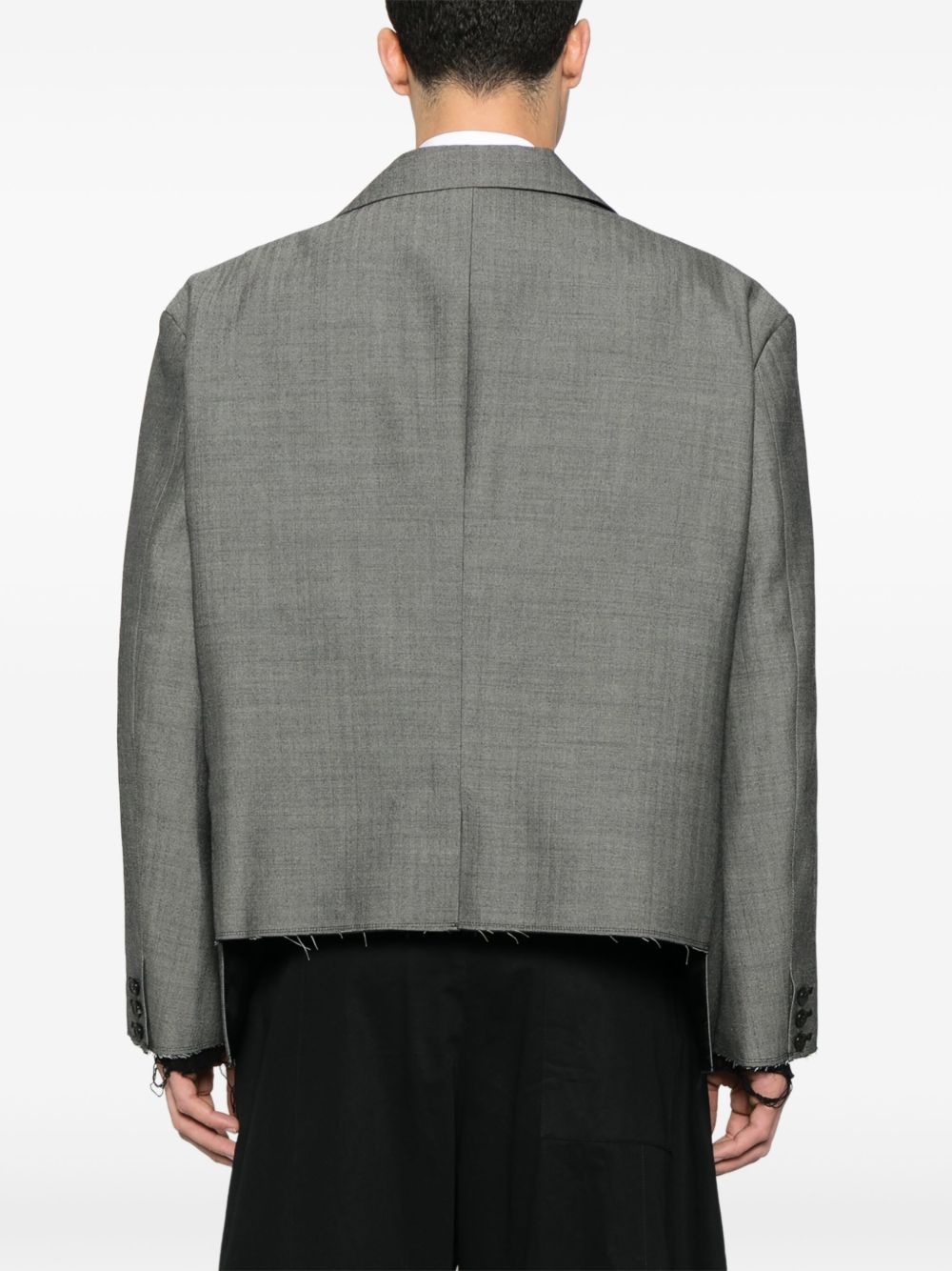 herringbone blazer - 4