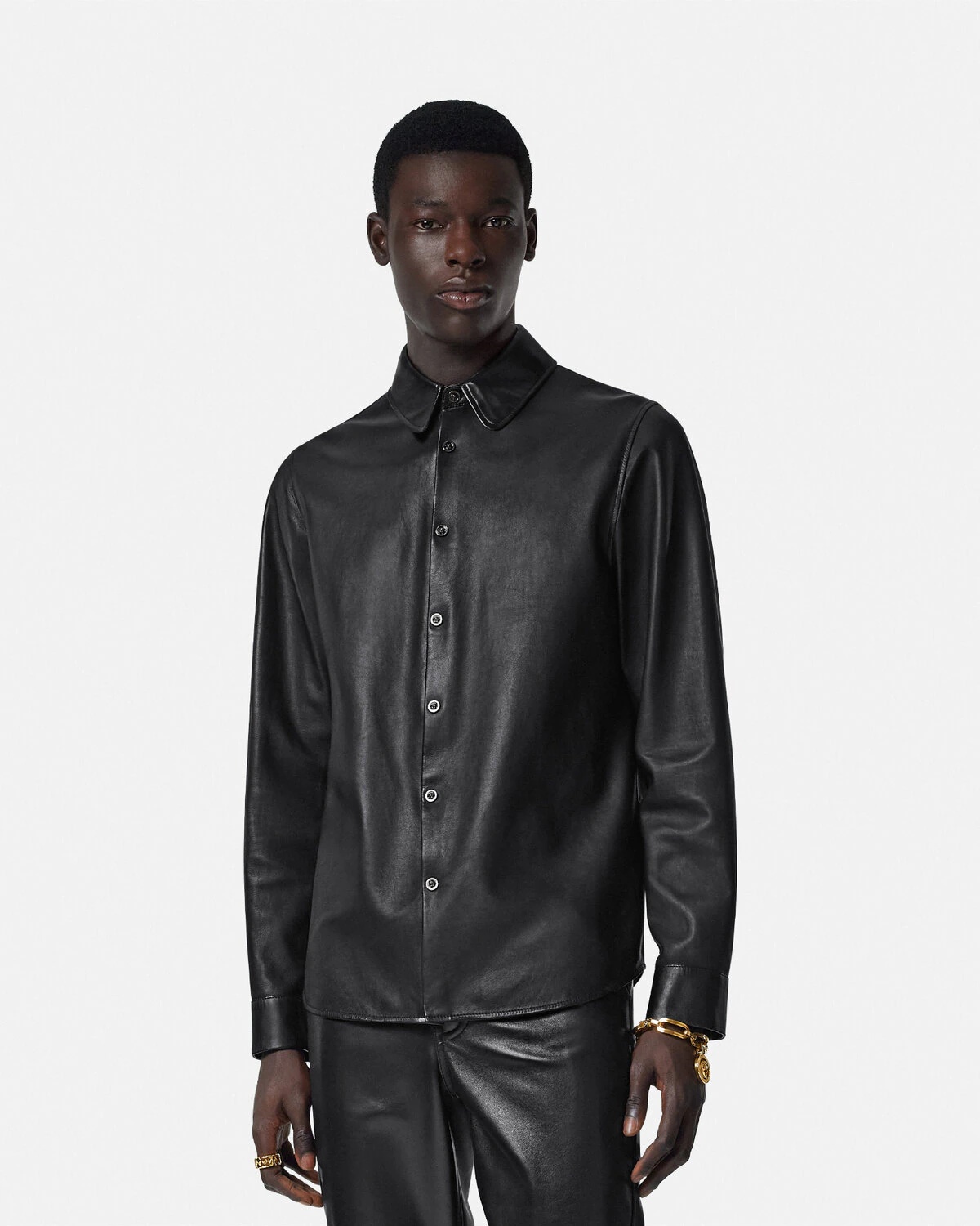 Plongé Leather Shirt - 4