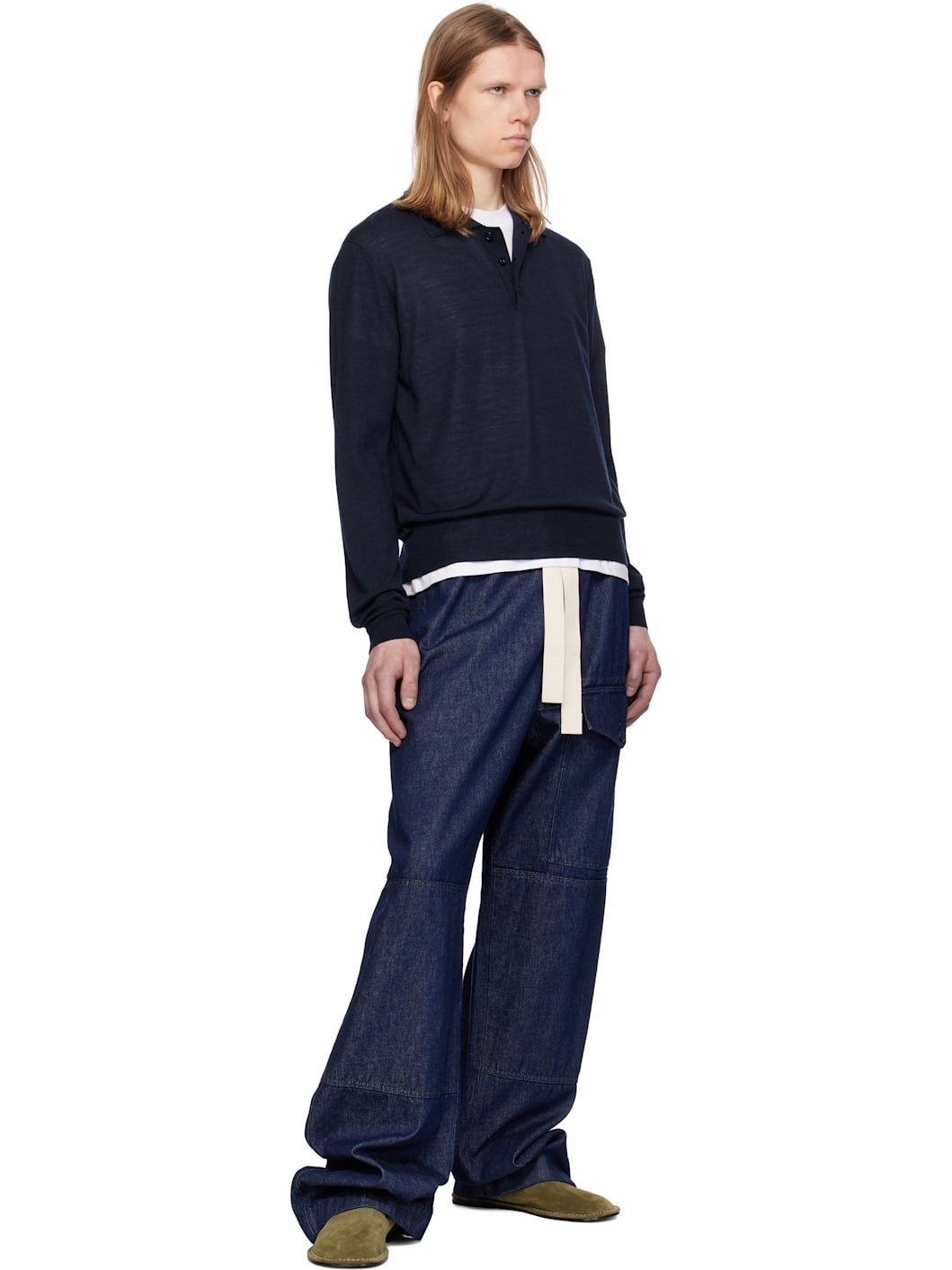 Navy Tonal Ami de Coeur Polo - 4