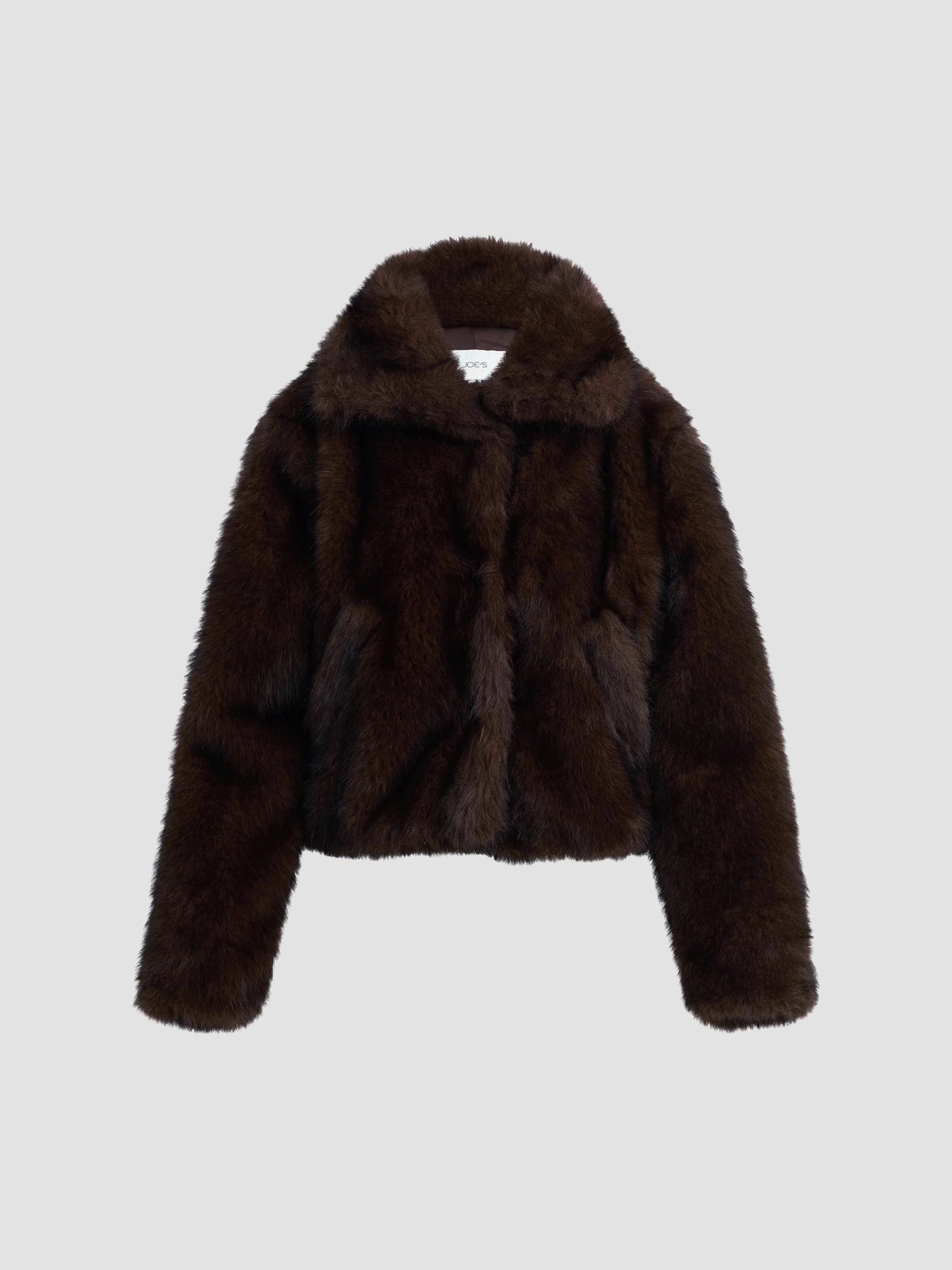 Women's The Cozy Faux Fur Jacket - Espresso - 1