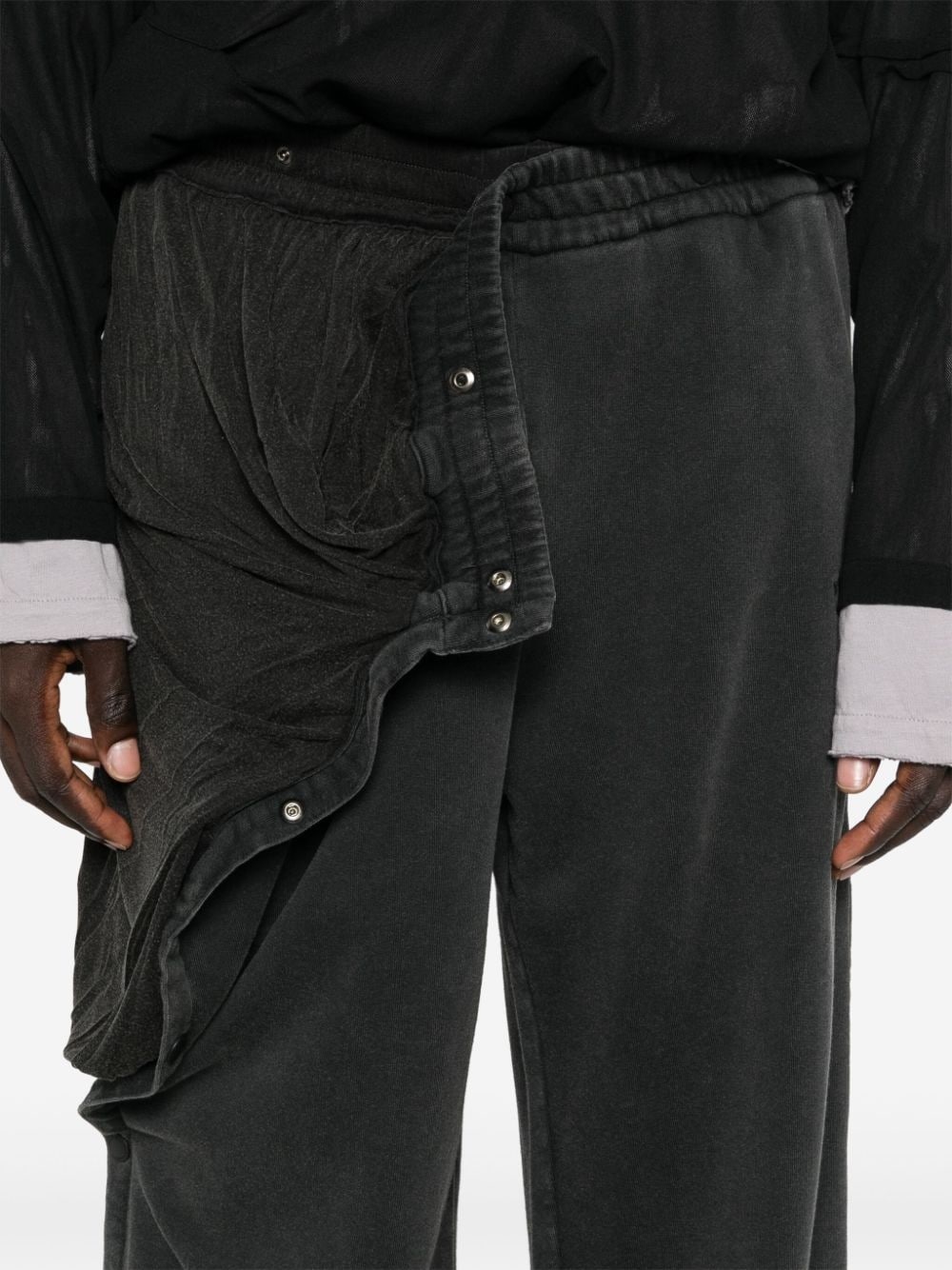 layered track pants - 6