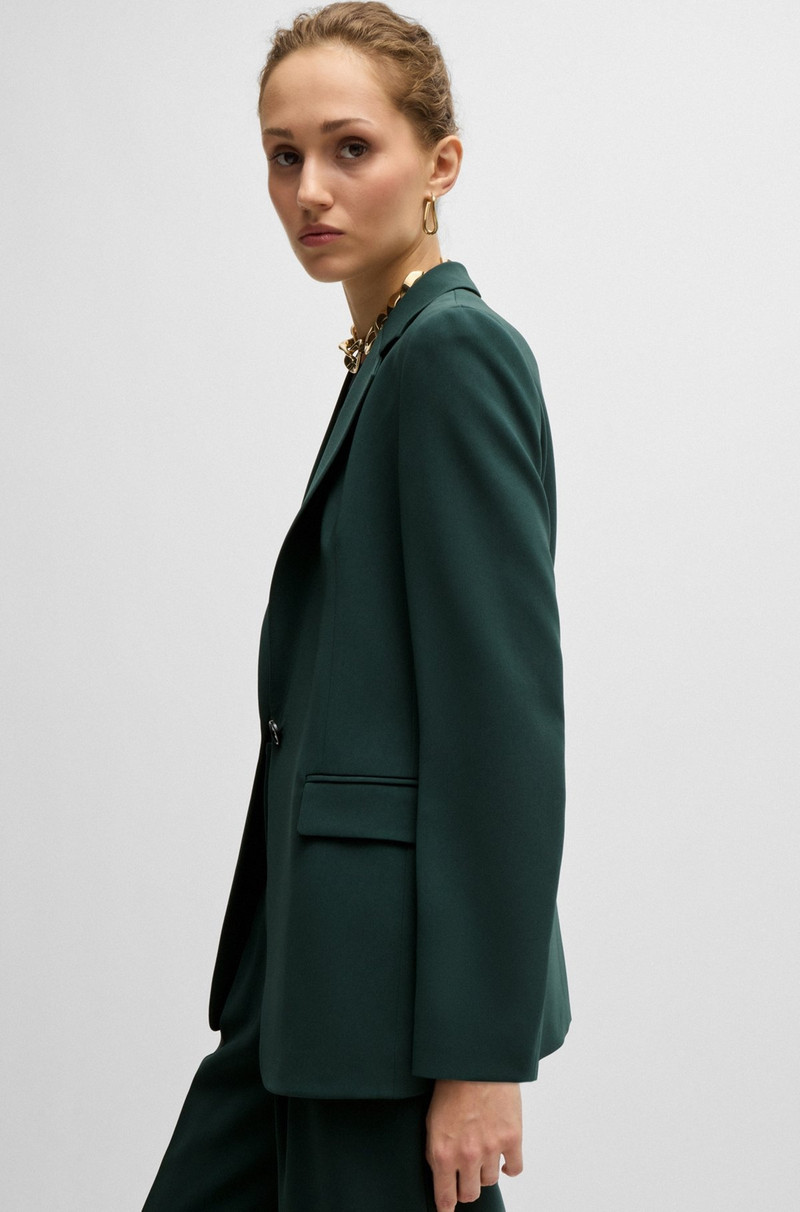 REGULAR-FIT JACKET IN CREASE-RESISTANT CREPE 6