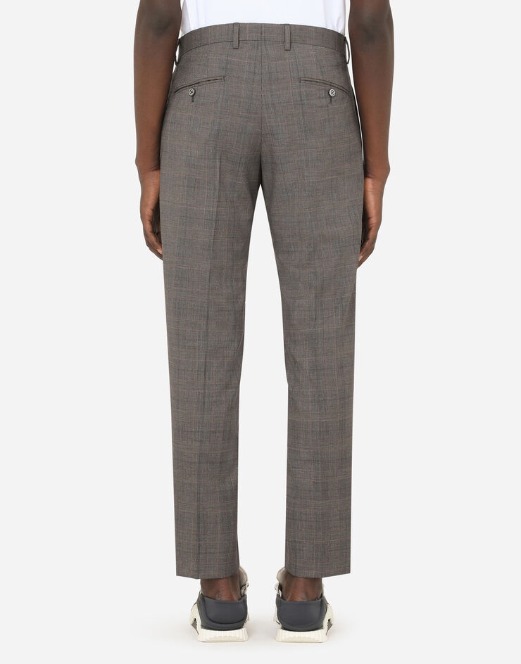 Wool glen plaid pants - 2