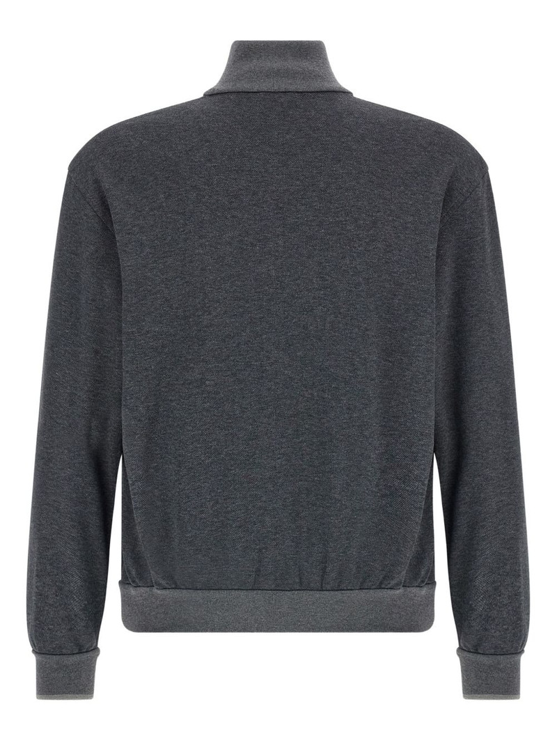 Brioni zip-front sweatshirt outlook