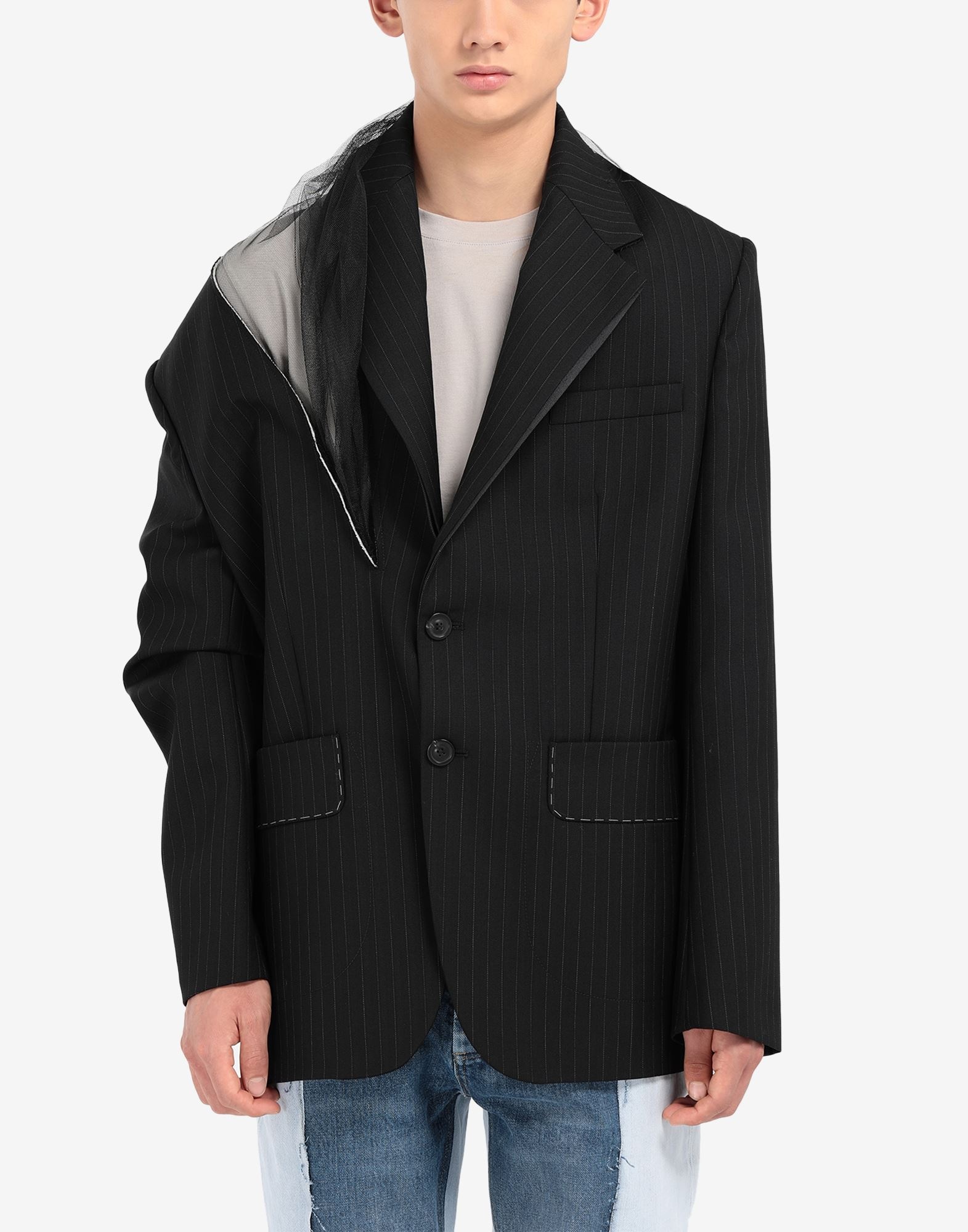 Couture gesture pinstripe jacket - 5