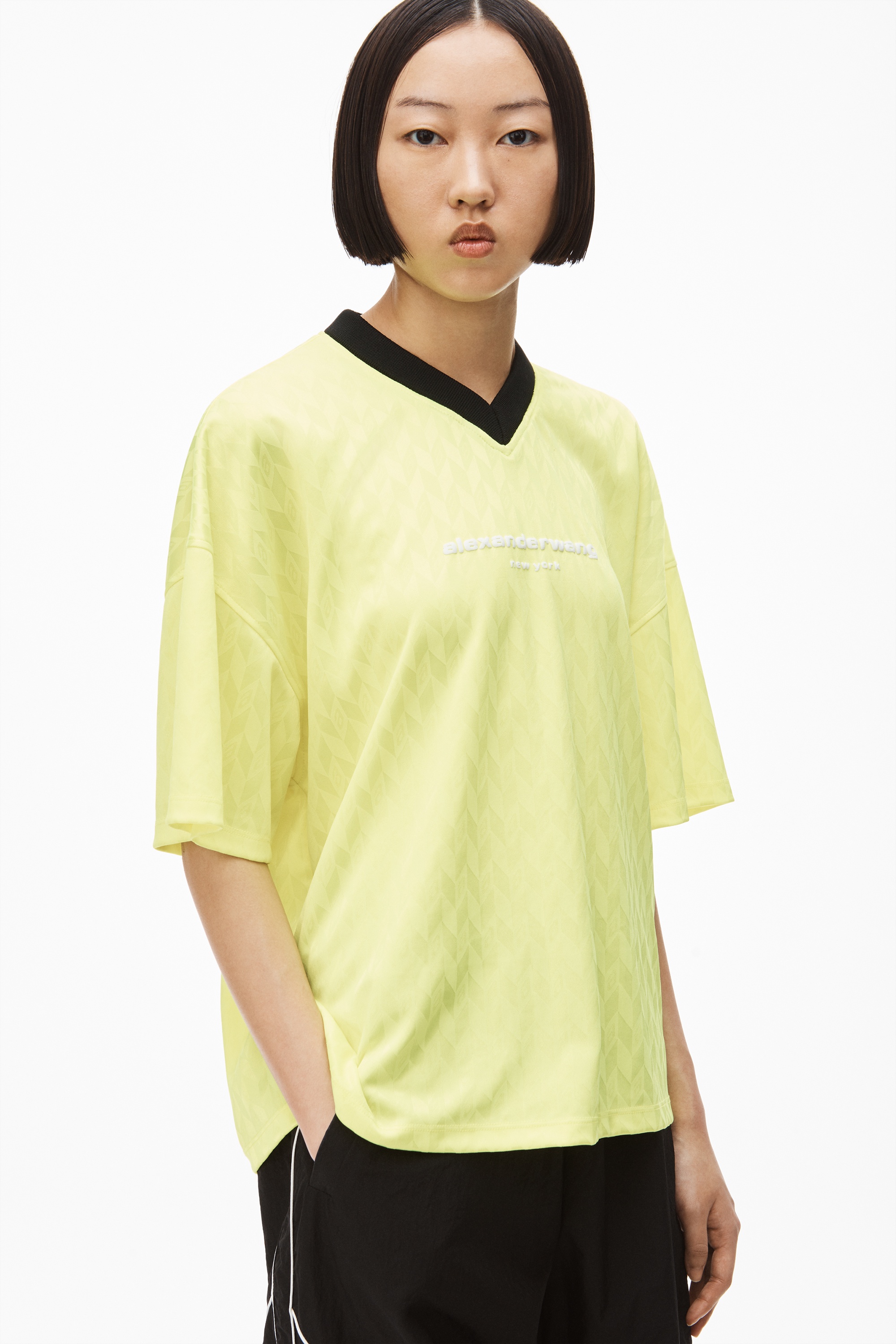 SHORT-SLEEVE SOCCER JERSEY IN JACQUARD - 3