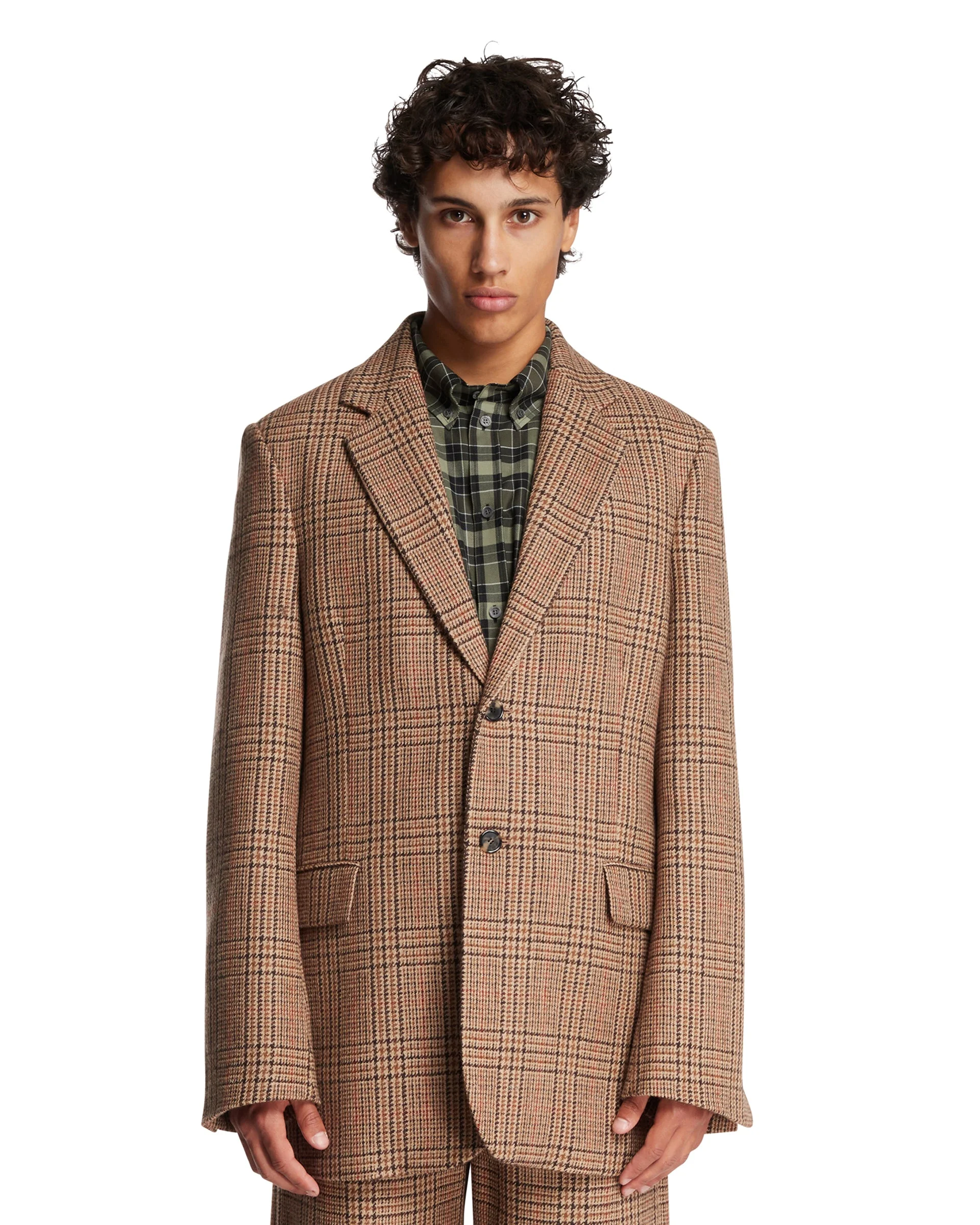 Brown Wool Jacket - 1