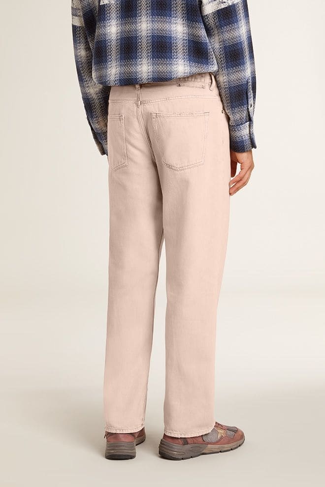 Men's pink dyed jeans - 3