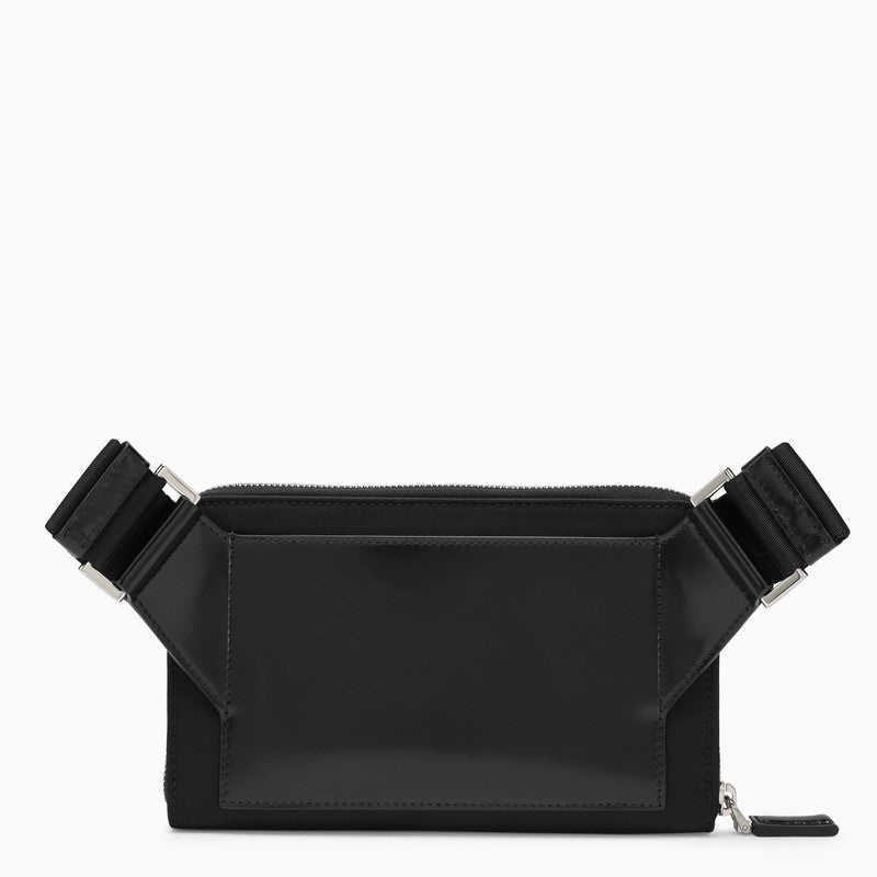 Prada Black Leather Shoulder Bag Men - 3