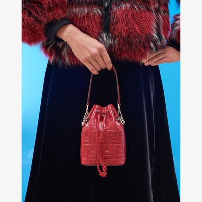 FENDI Red leather mini bag outlook