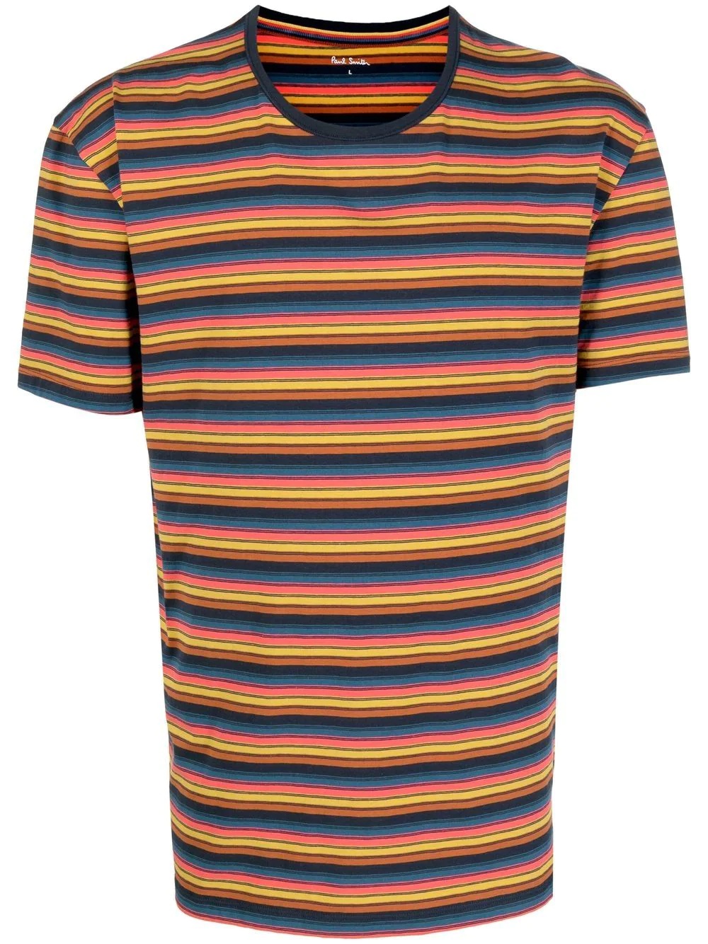 stripe-print jersey-knit T-Shirt - 1