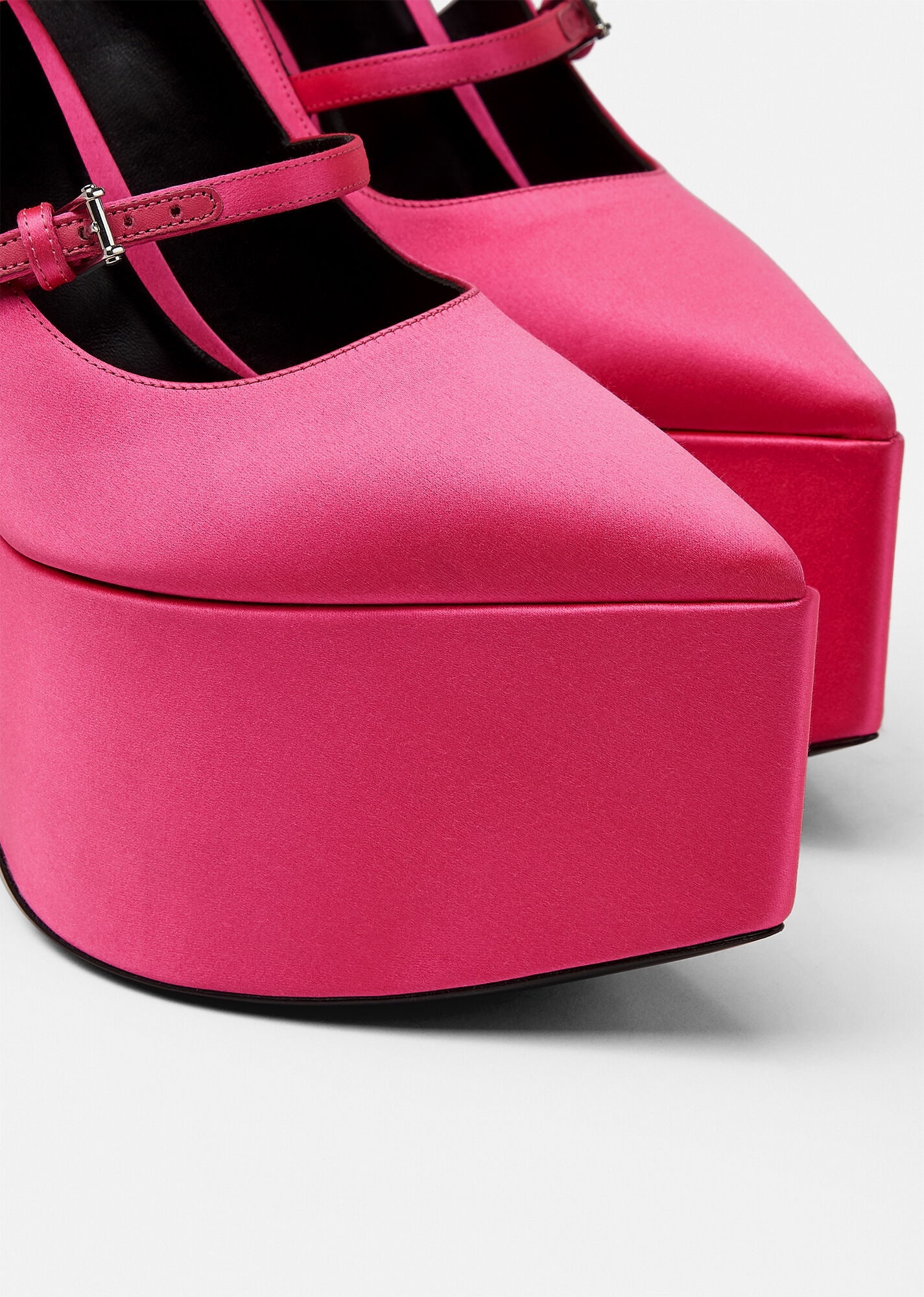 Tempest Satin Platform Pumps - 3