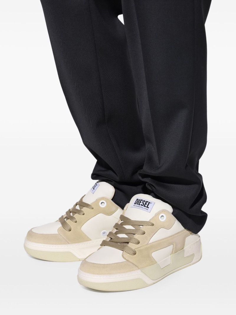 panelled low sneakers 5