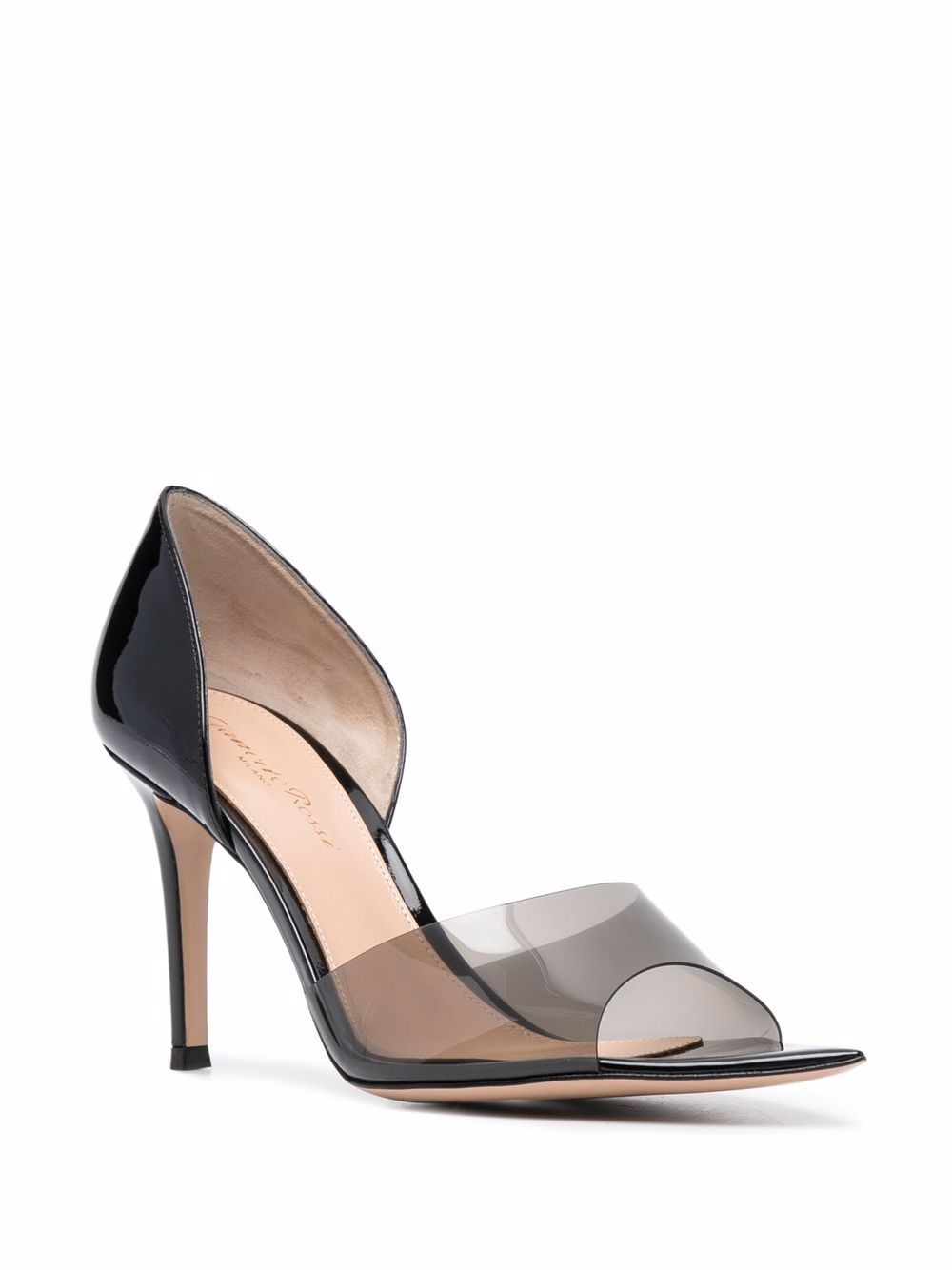 Bree 85mm transparent-strap pumps - 2