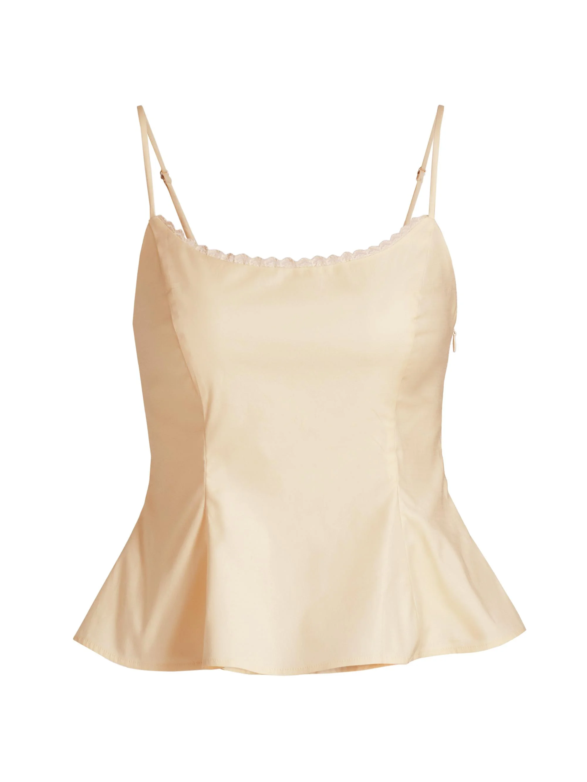 Women's Genevieve Satin Top - Sugar - 1