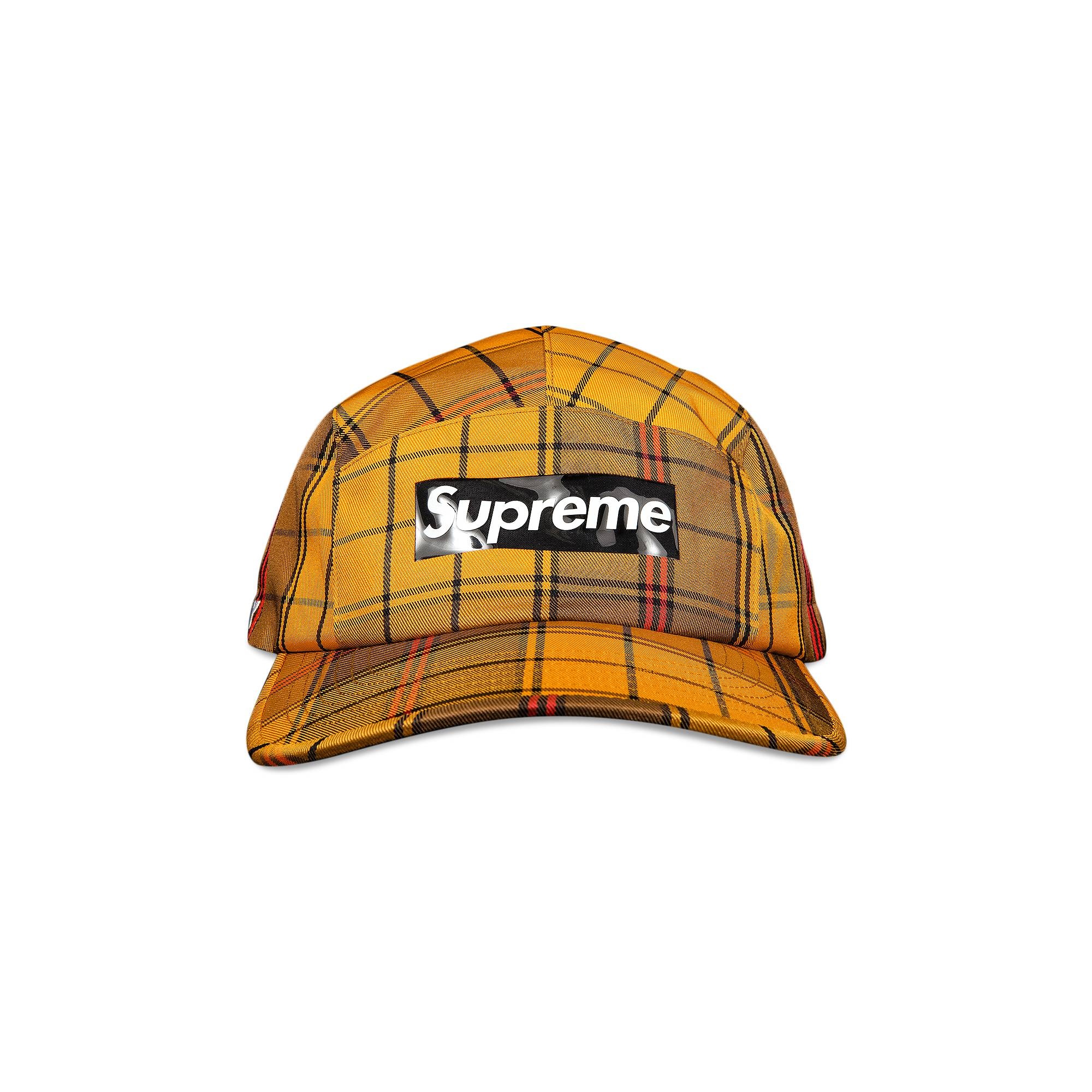 Supreme Plaid Camp top Cap