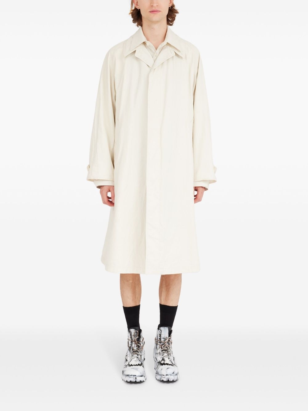 layered trench coat - 2