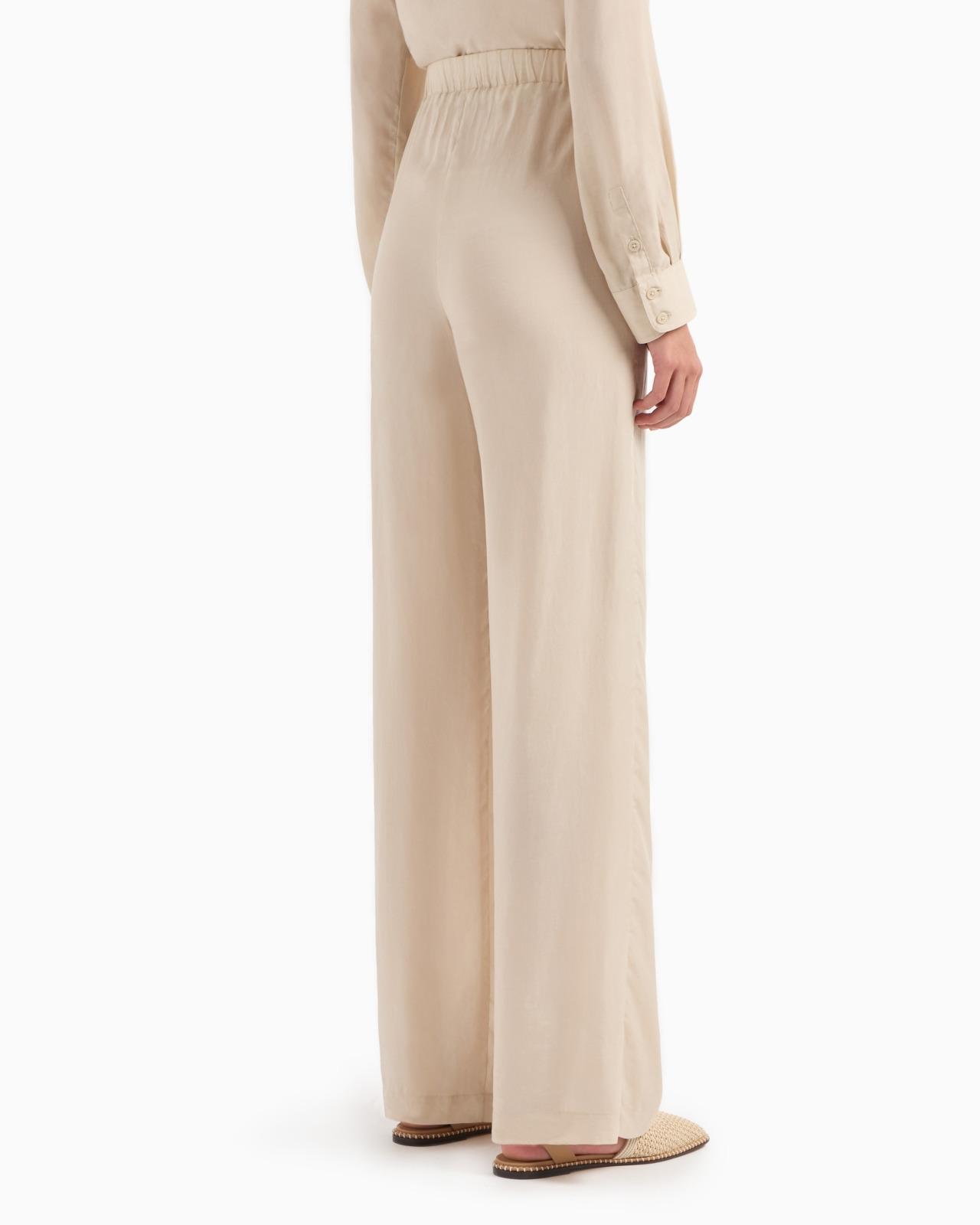 Palazzo trousers in a fluid fabric - 3
