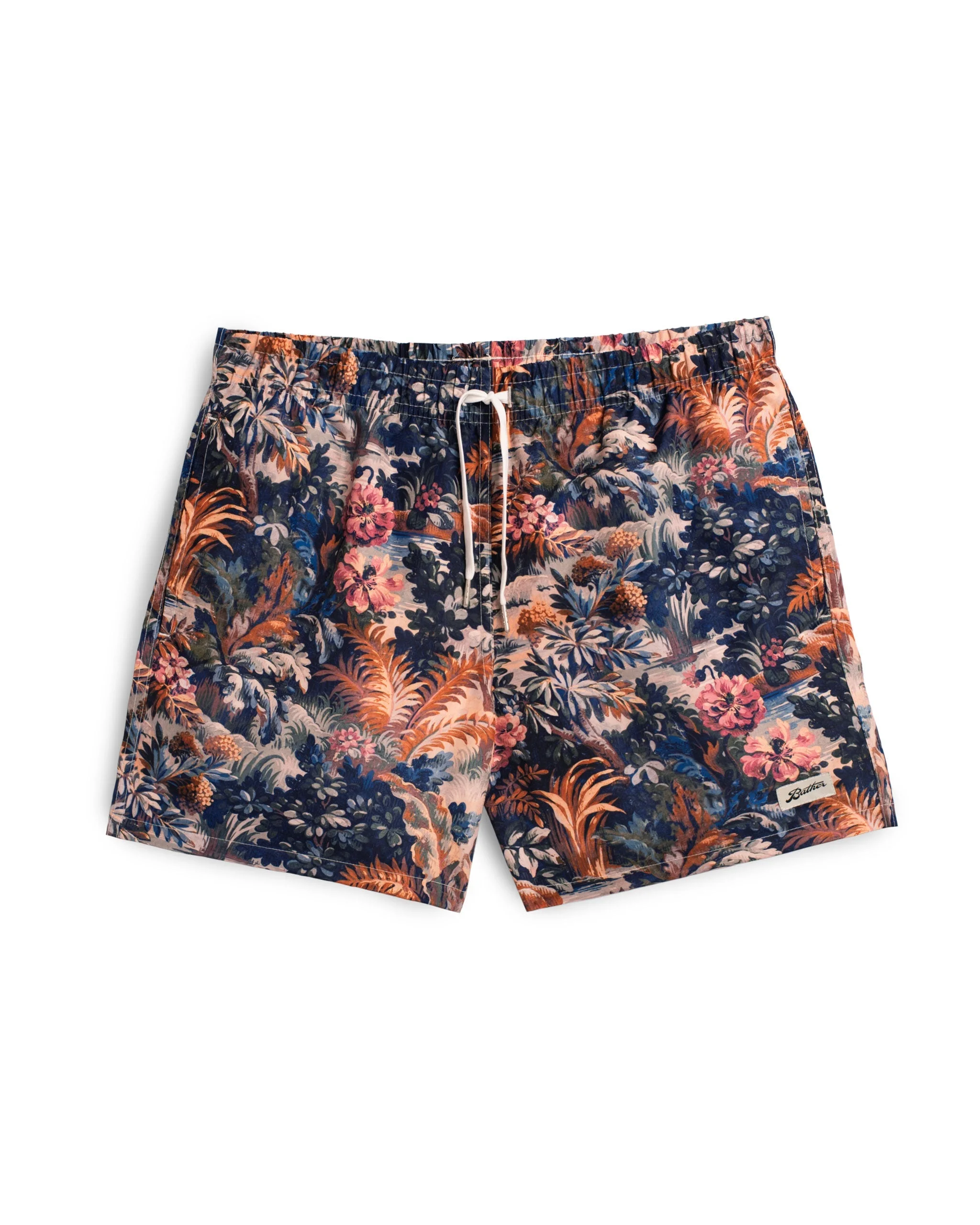Blue Forest Swim Trunk - 1