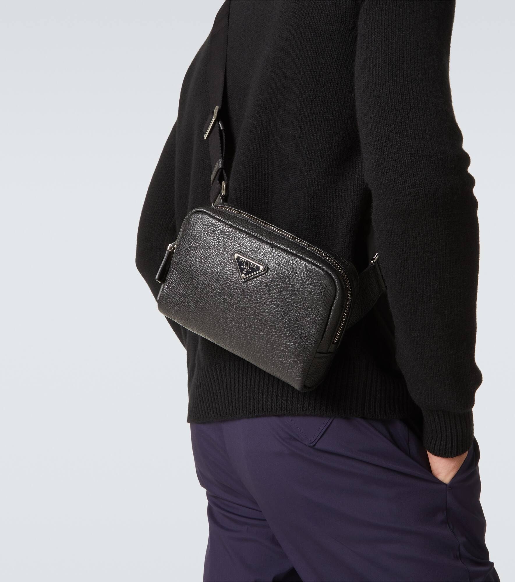 Small leather shoulder bag - 3