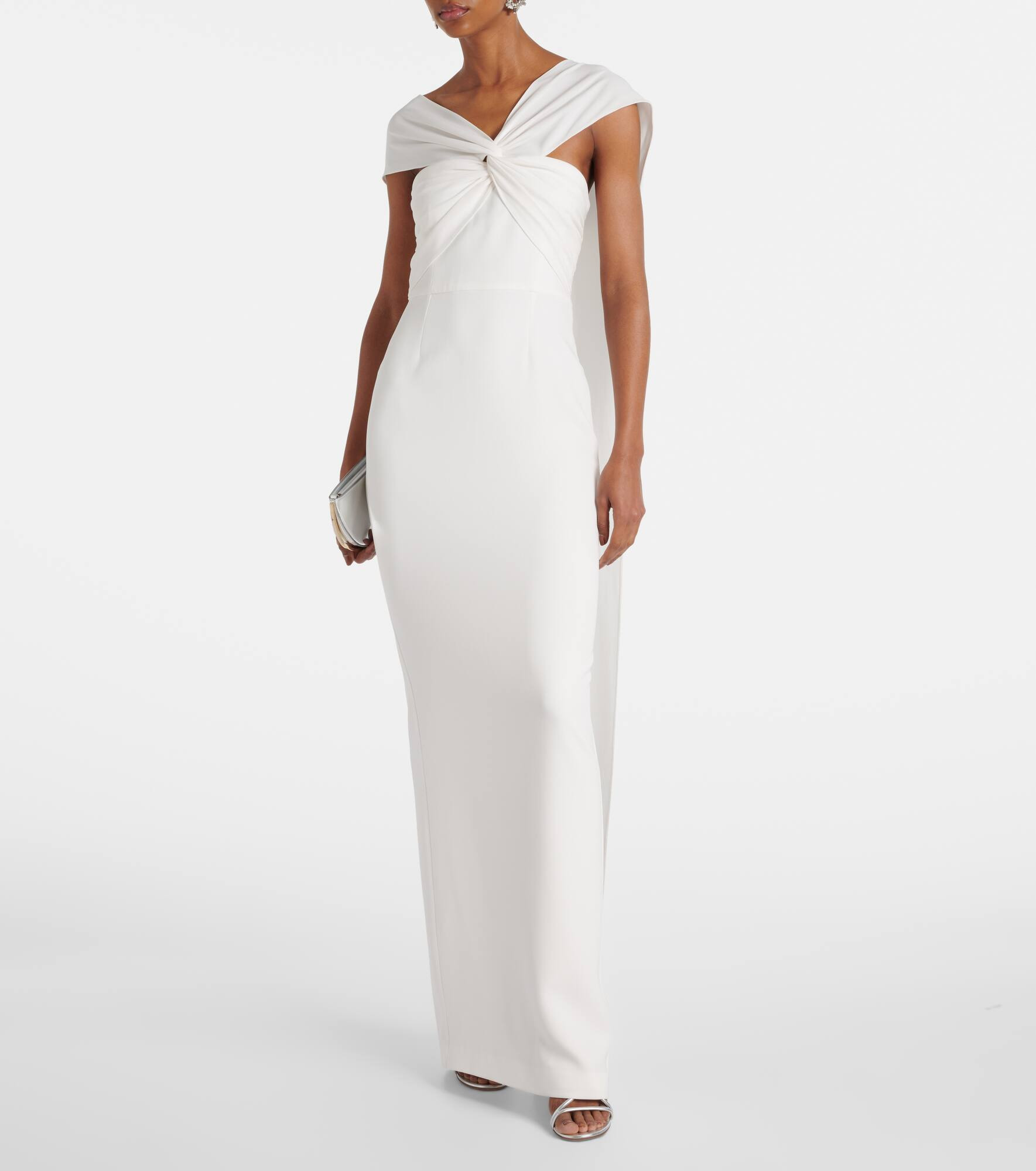 Bridal asymmetric cady gown - 2