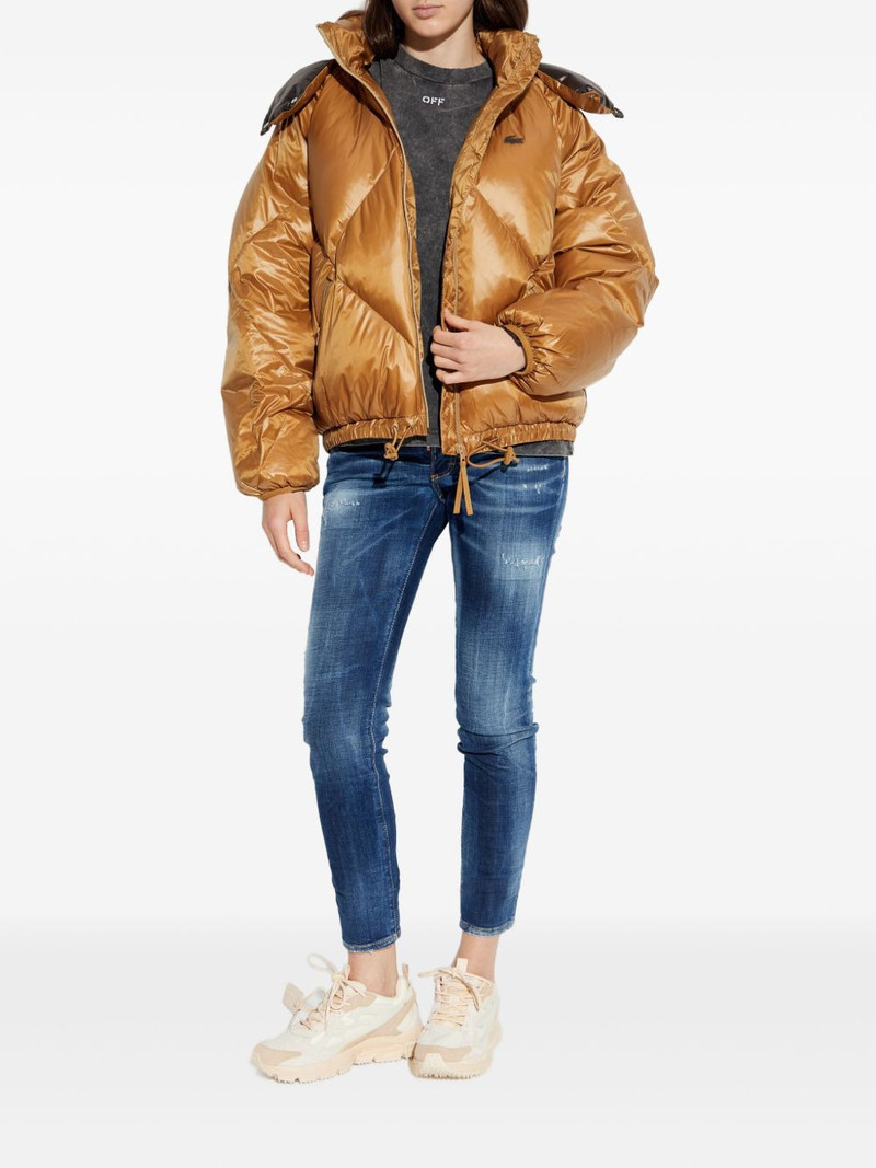 LACOSTE hooded quilted jacket outlook