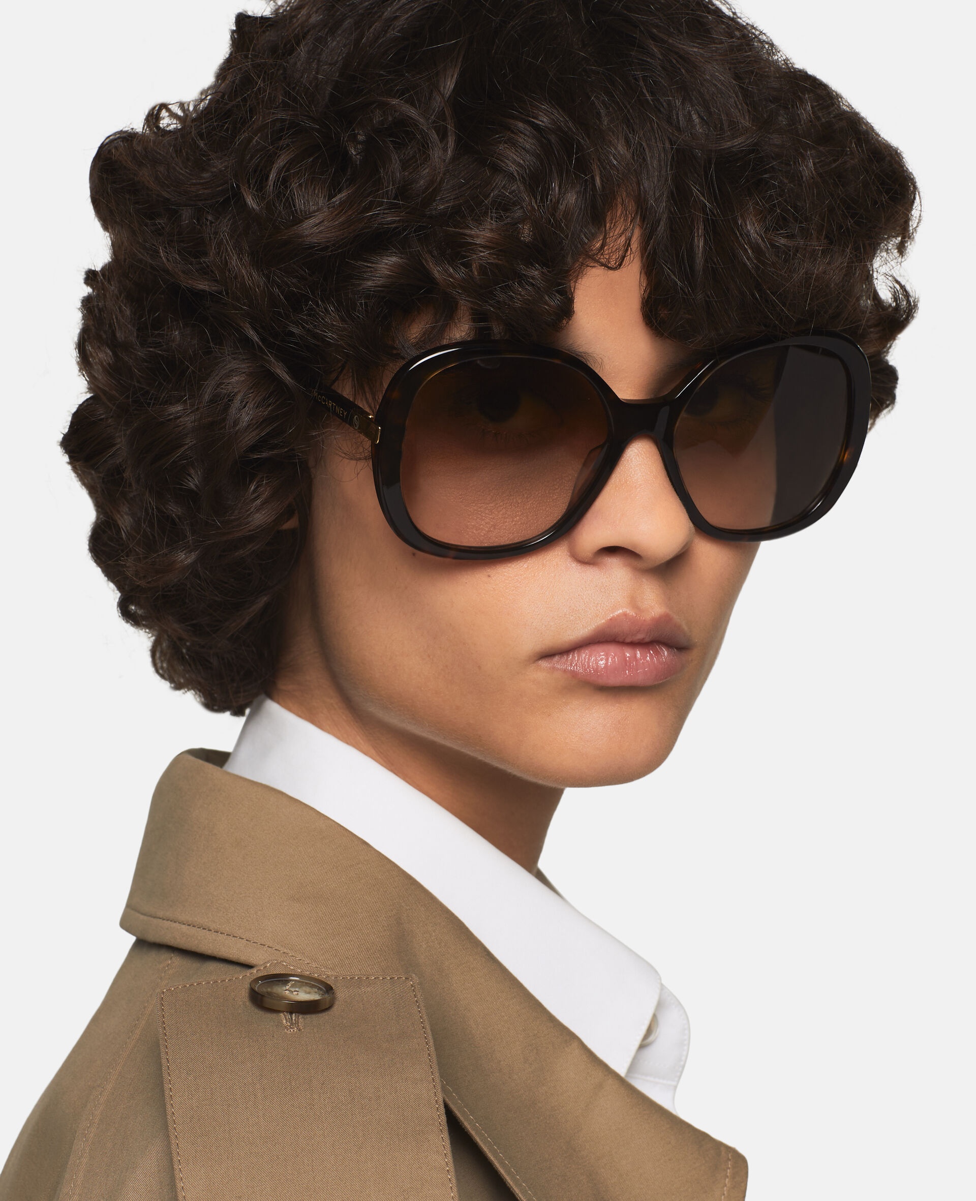 Oversized Round Gradient Sunglasses - 3