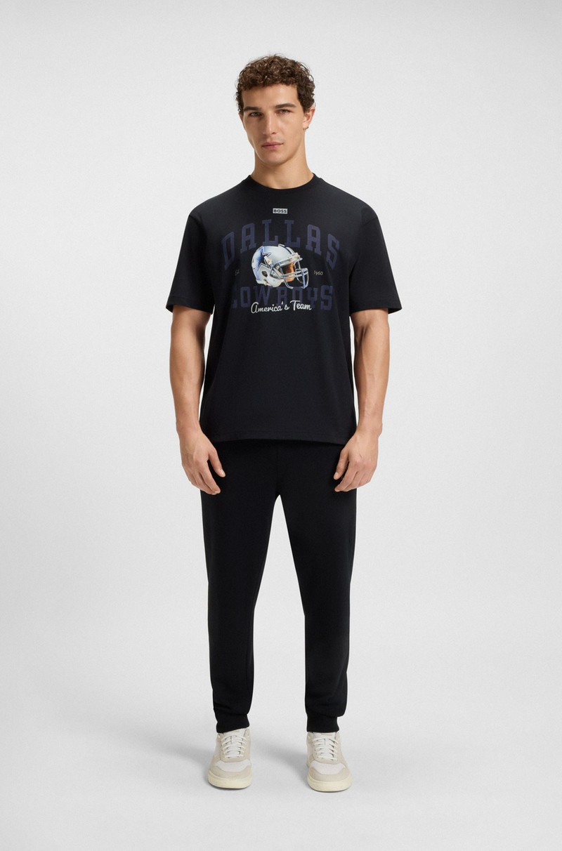 BOSS BOSS X DALLAS COWBOYS T-SHIRT WITH HELMET GRAPHIC outlook