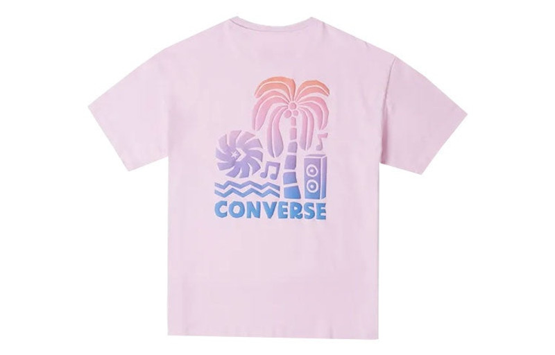 Converse (WMNS) Converse Music Festival T-Shirt 'Stardust Lilac' 10026375-A02 outlook