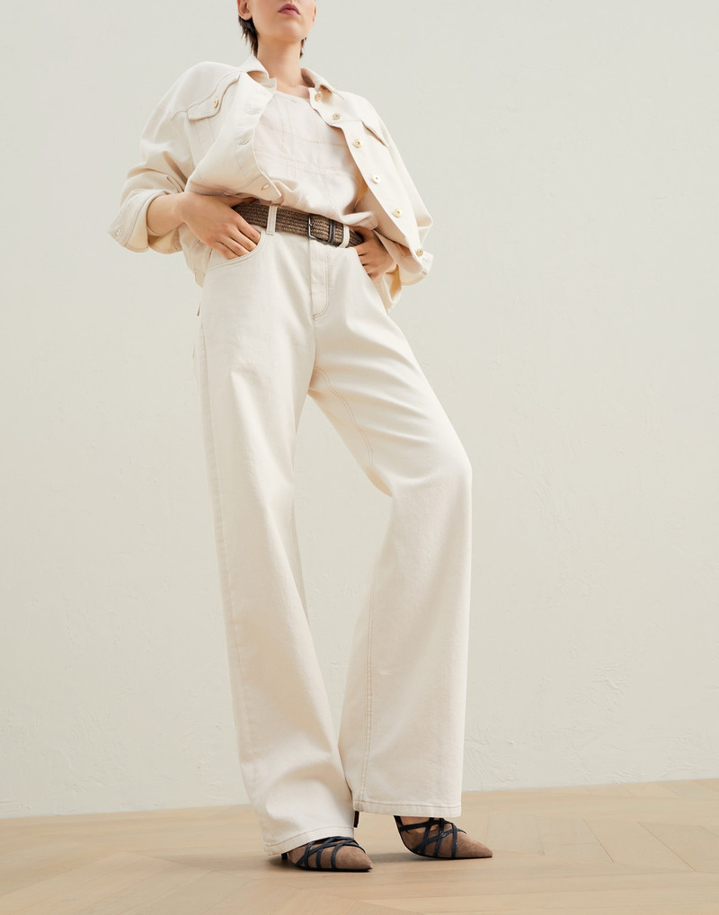 Brunello Cucinelli Precious Net heels in suede outlook