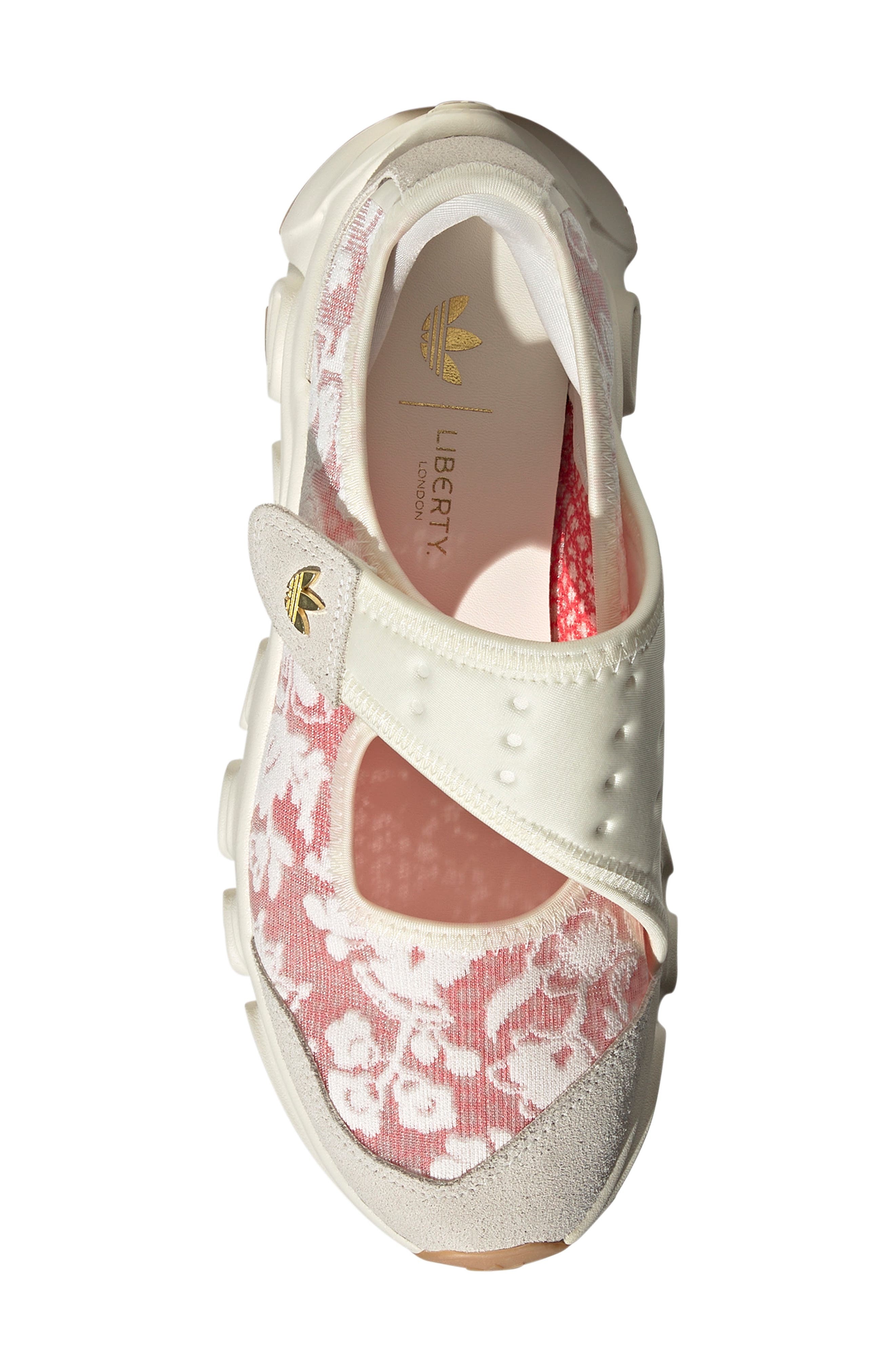 adidas x Liberty London Adifom Megajane Sneaker in White/Cream White/scarlet at Nordstrom - 4