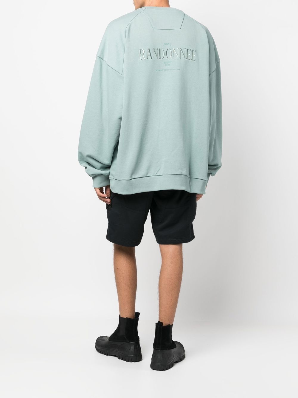 cotton embroidered-logo sweatshirt - 2