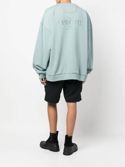 JUUN.J cotton embroidered-logo sweatshirt outlook