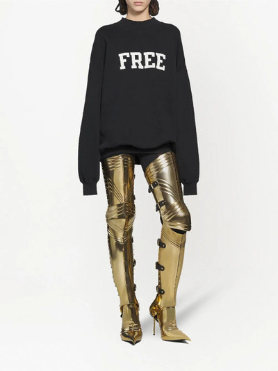 BALENCIAGA Free crew-neck sweatshirt outlook