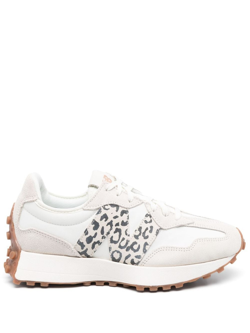 327 leopard-print lace-up sneakers 1