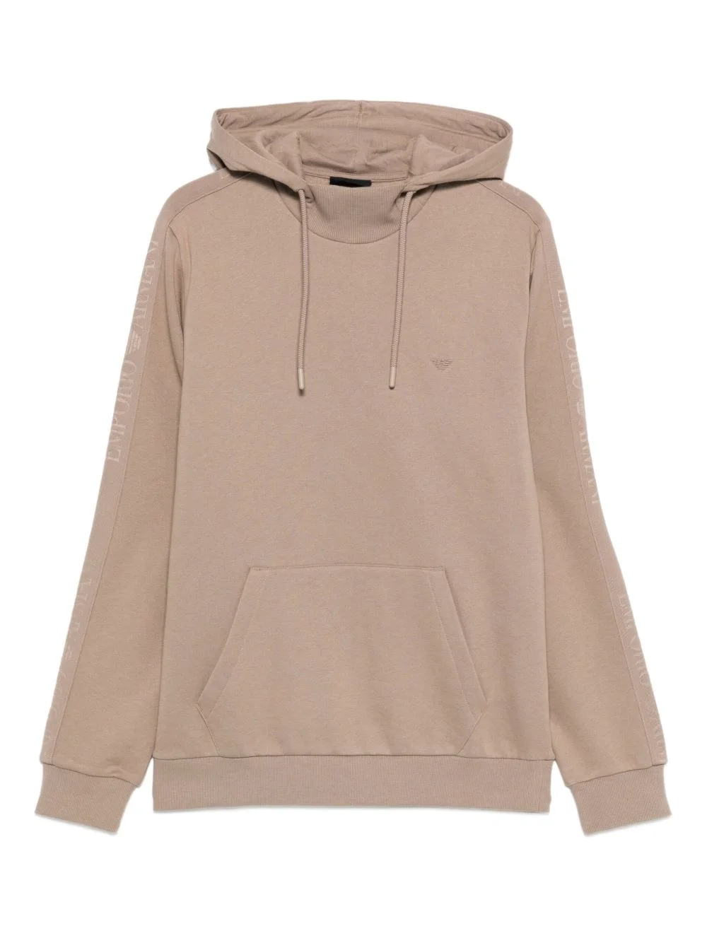 embroidered-logo hoodie - 1